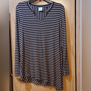 CAbi Tunic Tee With Slanted Hem